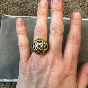 lia sophia gold ring- Size 8